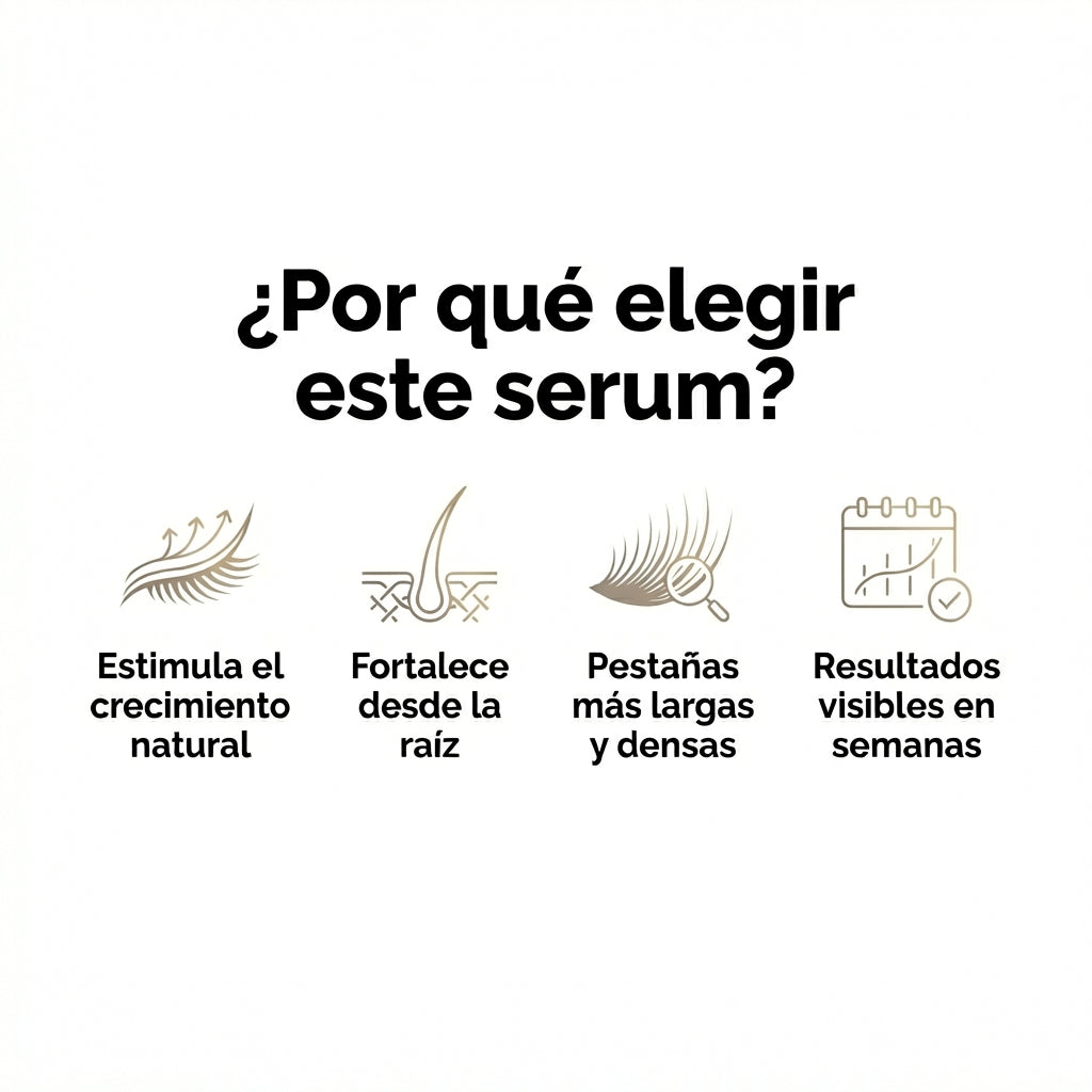 Sérum para crecimiento de pestañas